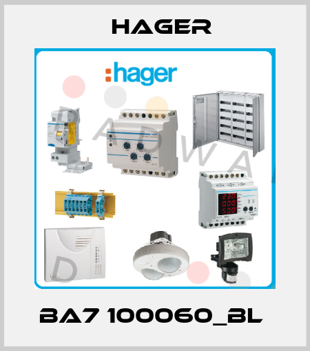 BA7 100060_BL  Hager