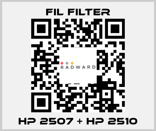 HP 2507 + HP 2510 Fil Filter