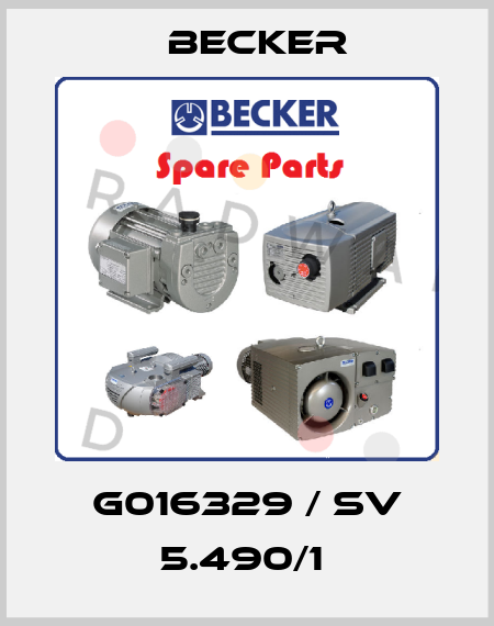 G016329 / SV 5.490/1  Becker