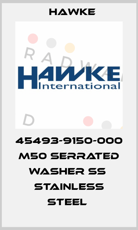 45493-9150-000  M50 serrated washer SS  Stainless Steel  Hawke