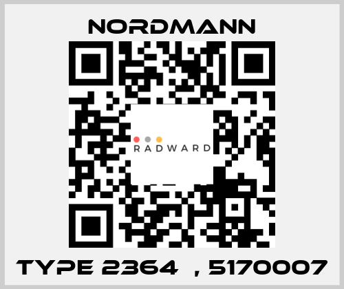Type 2364А, 5170007 Nordmann