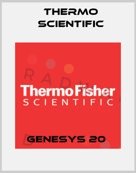 GENESYS 20  Thermo Scientific