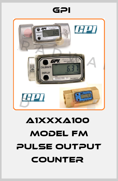 A1XXXA100  model FM Pulse output Counter  GPI