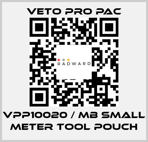 VPP10020 / MB Small Meter Tool Pouch Veto Pro Pac