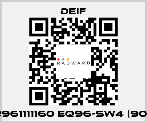 2961111160 EQ96-sw4 (90°) Deif