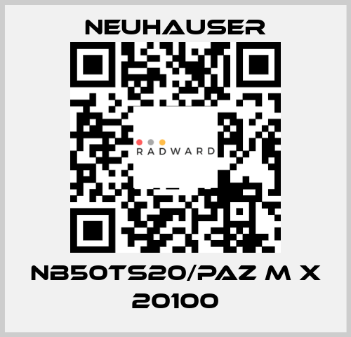 NB50TS20/PAZ M x 20100 Neuhauser