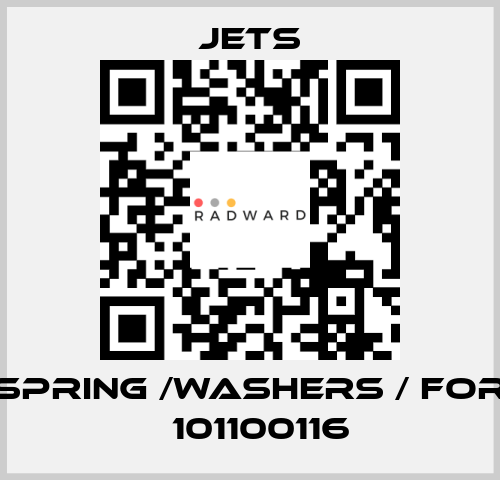 spring /washers / for 	101100116 JETS