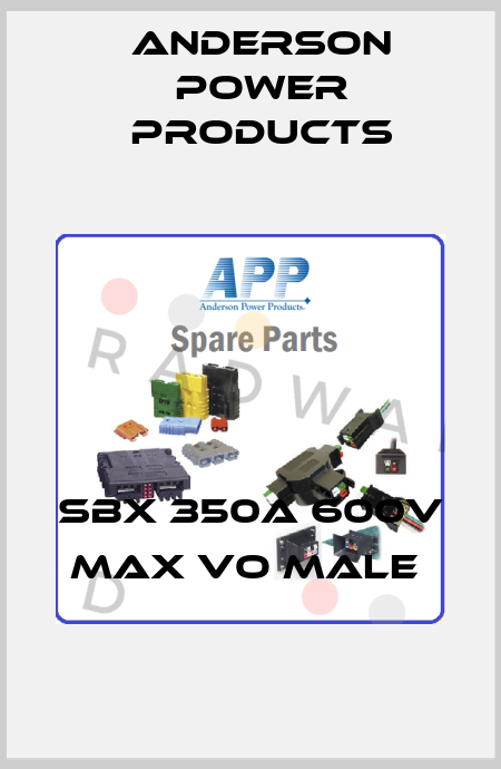 SBX 350A 600V MAX VO MALE  Anderson Power Products