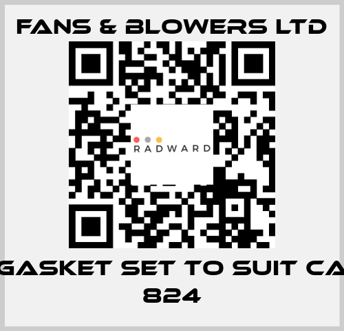 Gasket set to suit CA 824 Fans & Blowers Ltd