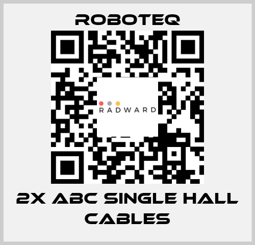 2x ABC Single Hall Cables Roboteq