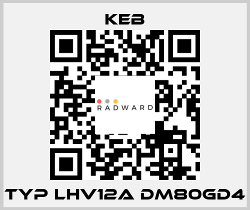 Typ LHV12A DM80GD4 KEB