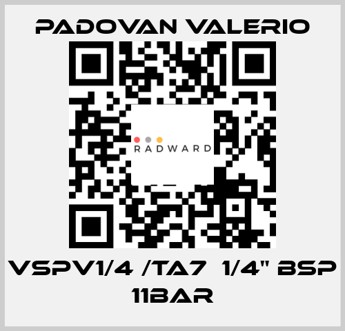 VSPV1/4 /TA7  1/4" BSP 11bar PADOVAN VALERIO