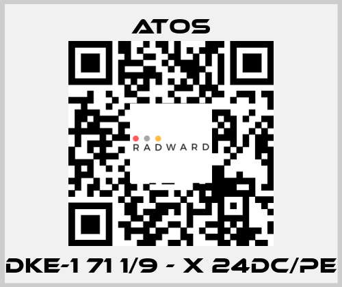 DKE-1 71 1/9 - X 24DC/PE Atos