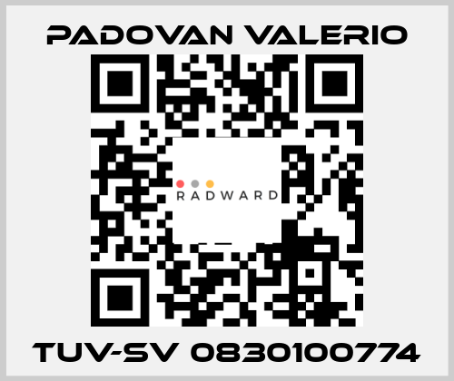 TUV-SV 0830100774 PADOVAN VALERIO
