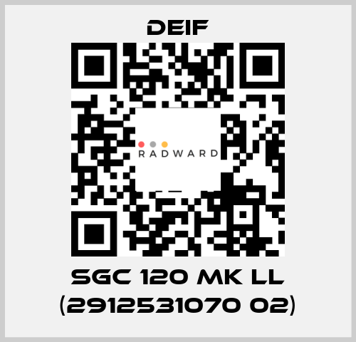 SGC 120 Mk ll (2912531070 02) Deif
