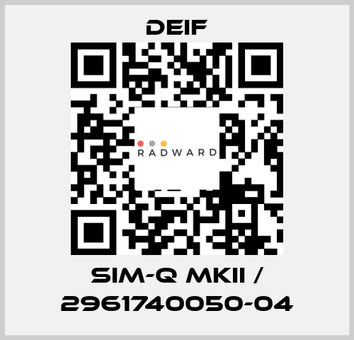 SIM-Q MKII / 2961740050-04 Deif