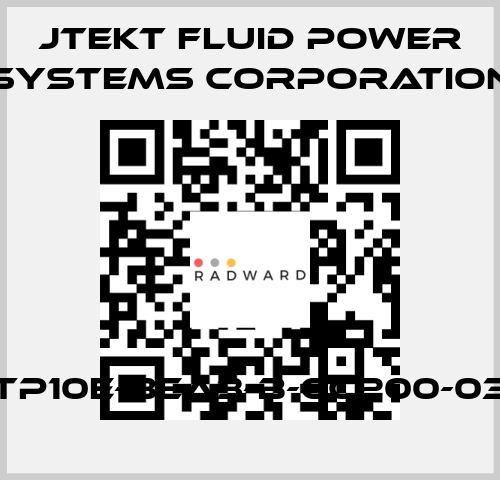 TP10E-BEA3-B-CC200-03 JTEKT FLUID POWER SYSTEMS CORPORATION