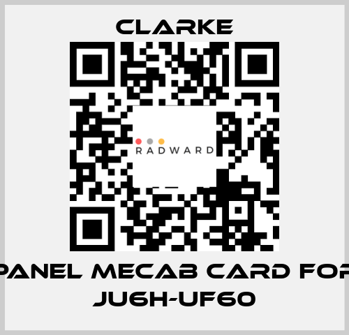 panel mecab card for JU6H-UF60 Clarke