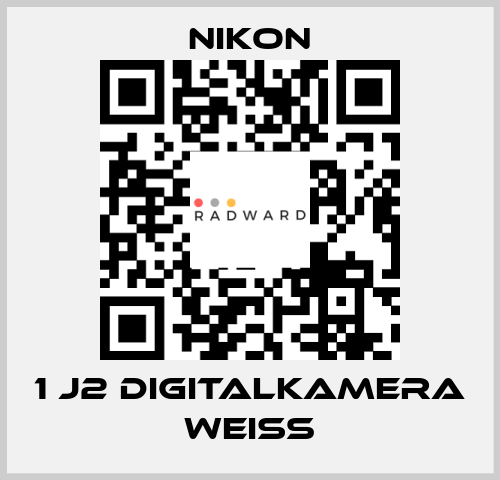 1 J2 Digitalkamera weiß Nikon
