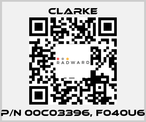 p/n 00C03396, F040U6 Clarke