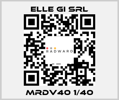 MRDV40 1/40 ELLE GI SRL