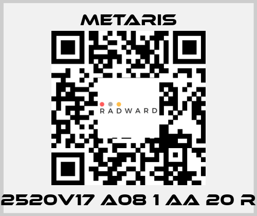 2520V17 A08 1 AA 20 R Metaris
