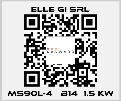 MS90L-4   B14  1.5 KW ELLE GI SRL