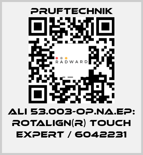 ALI 53.003-OP.NA.EP: ROTALIGN(R) touch EXPERT / 6042231 Pruftechnik