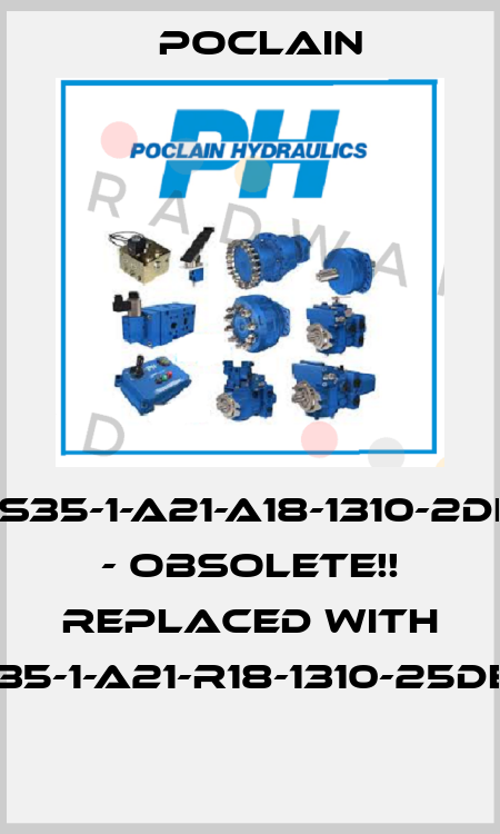 MS35-1-A21-A18-1310-2DEJ - Obsolete!! Replaced with "MS35-1-A21-R18-1310-25DEJM"  Poclain