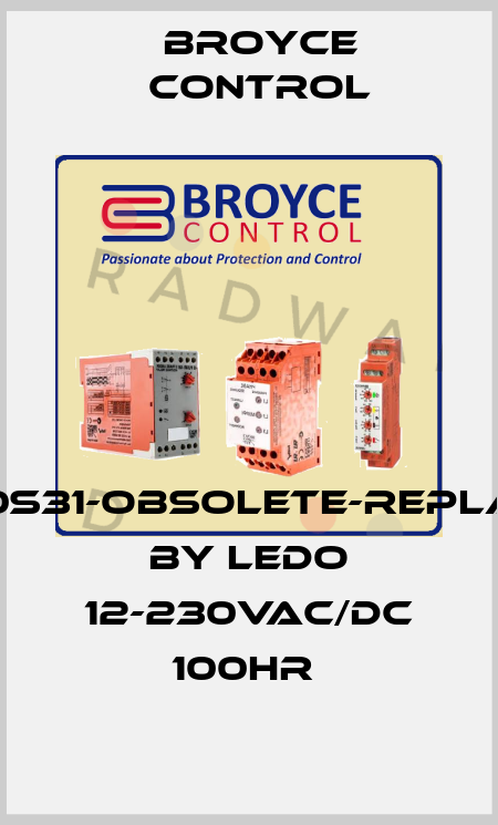 83D0S31-obsolete-replaced by LEDO 12-230VAC/DC 100HR  Broyce Control