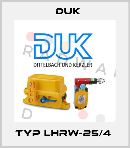Typ LHRW-25/4  DUK