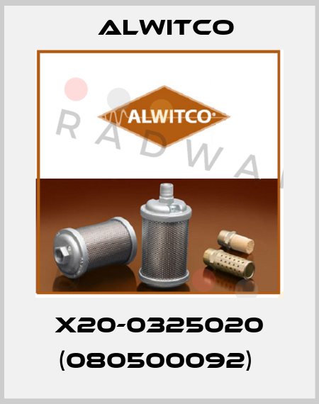 X20-0325020 (080500092)  Alwitco