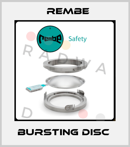 Bursting disc  Rembe