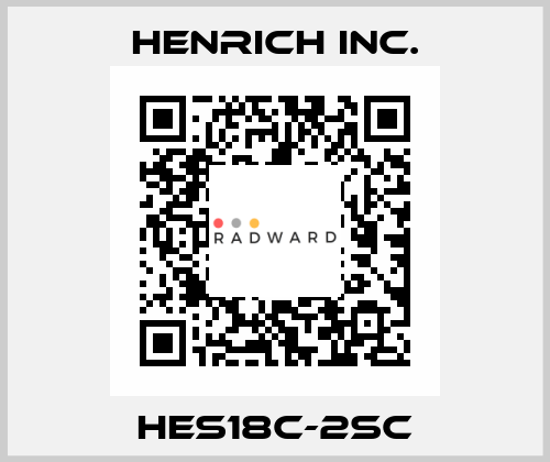 HES18C-2SC Henrich Inc.
