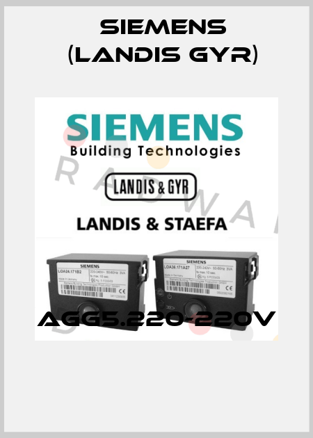 AGG5.220-220V  Siemens (Landis Gyr)