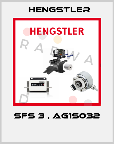 SFS 3 , AG1S032  Hengstler