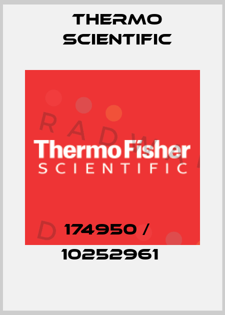 174950 /   10252961  Thermo Scientific