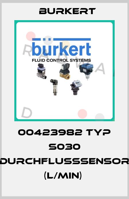 00423982 Typ S030 Durchflusssensor (l/min)  Burkert
