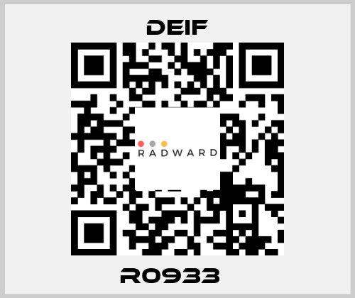 R0933   Deif