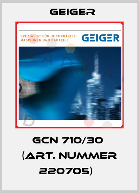 GCN 710/30  (ART. Nummer 220705)   Geiger