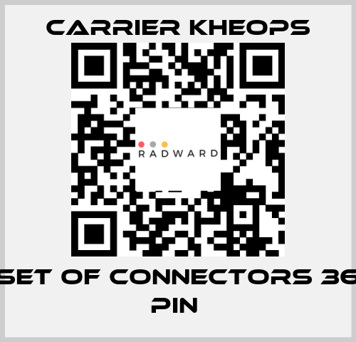 Set of Connectors 36 pin  Carrier Kheops