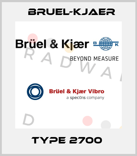 Type 2700  Bruel-Kjaer