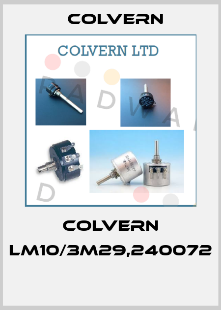 COLVERN LM10/3M29,240072  Colvern