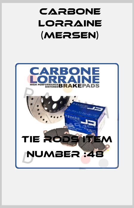 TIE RODS ITEM NUMBER :48  Carbone Lorraine (Mersen)