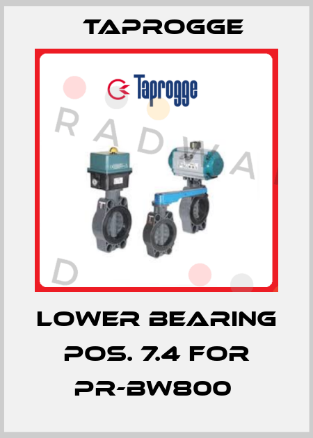 Lower bearing pos. 7.4 for PR-BW800  Taprogge