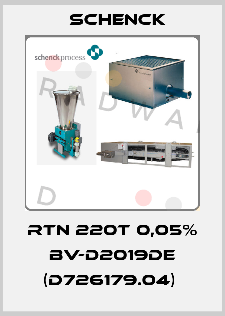 RTN 220t 0,05% BV-D2019DE (D726179.04)  Schenck