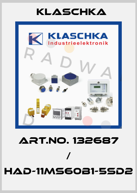 Art.No. 132687 / HAD-11MS60B1-5SD2 Klaschka