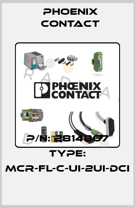 P/N: 2814867 Type: MCR-FL-C-UI-2UI-DCI Phoenix Contact