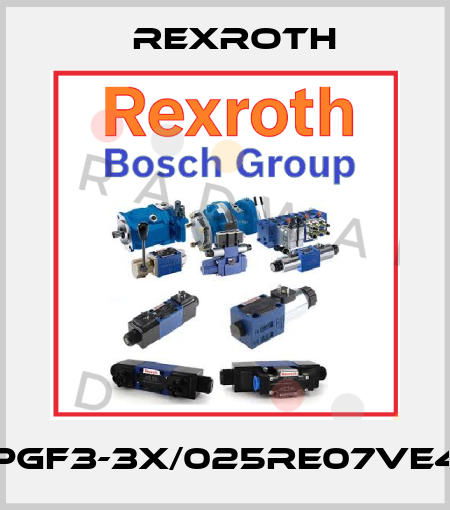 PGF3-3X/025RE07VE4 Rexroth