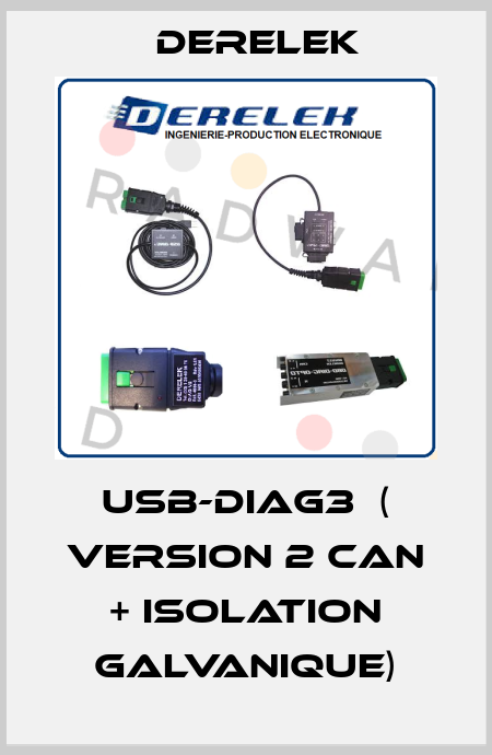 USB-DIAG3  ( Version 2 CAN + ISOLATION GALVANIQUE) Derelek